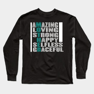 Mothers day gift for the best mom ever Long Sleeve T-Shirt